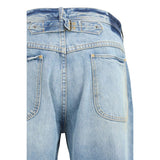 Margiela Blue Cotton Cropped Jeans
