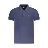 Tommy Hilfiger Blu Cotton Men Polo Shirt