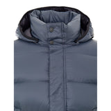 Moose Knuckles Gray Nylon Coat