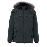 Moose Knuckles Green Nylon Parka