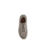 ZEGNA Beige Calf Leather Bos Taurus Athletic Sneakers