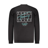 Tommy Hilfiger Black Cotton Men Sweatshirt
