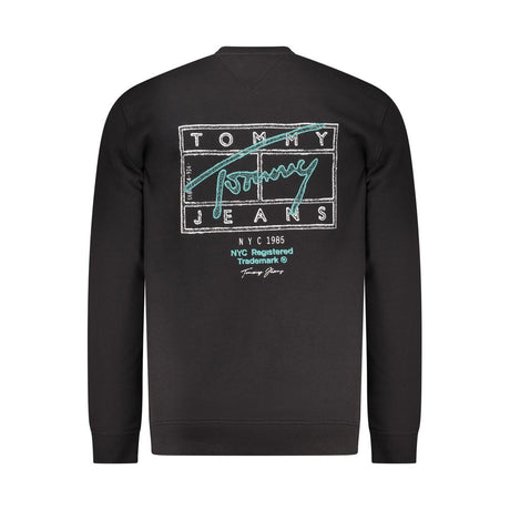 Tommy Hilfiger Black Cotton Men Sweatshirt