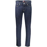 Tommy Hilfiger Blue Cotton Men's Slim Tapered Jeans