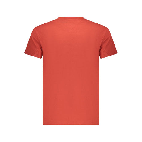 Tommy Hilfiger Red Cotton Men T-Shirt