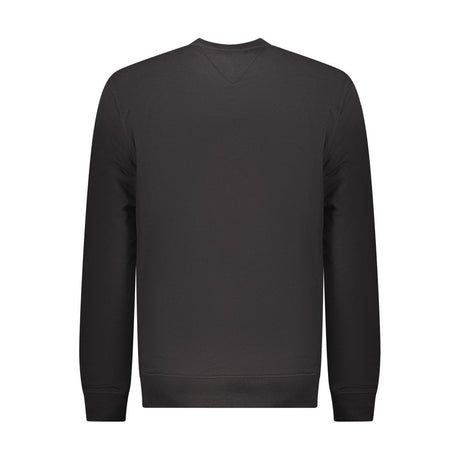 Tommy Hilfiger Black Cotton Men Sweatshirt
