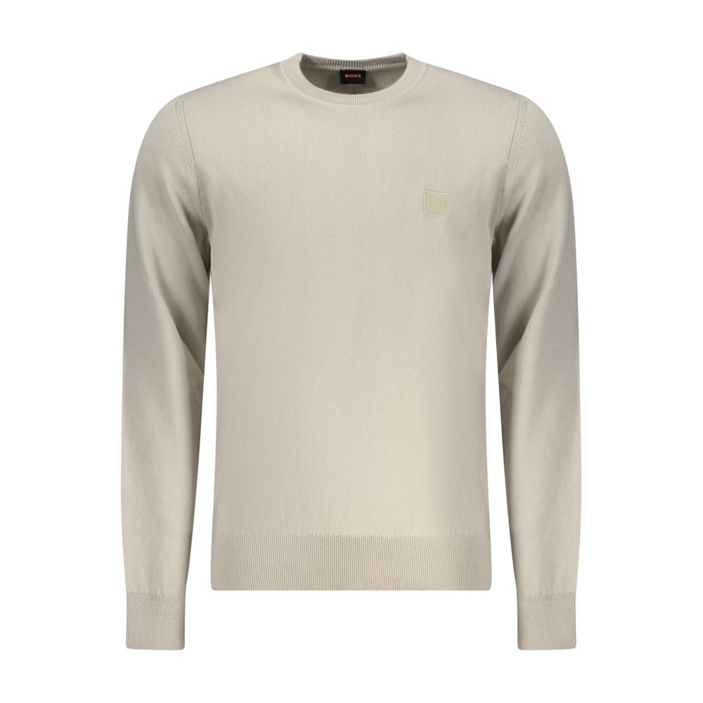 Hugo Boss Beige Cotton Men's Sweater