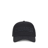 Dsquared² Black Cotton Cap (Baseball Hat)