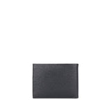 Ferragamo Black Calf Leather Bos Taurus Wallet