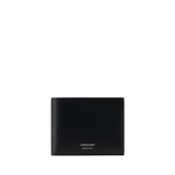 Ferragamo Black Calf Leather Bos Taurus Wallet