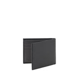 Ferragamo Black Calf Leather Bos Taurus Wallet