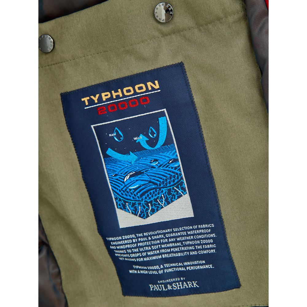 Paul & Shark Green Polyester Coat