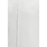 Burberry White Cotton Dress Shirt