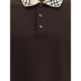 Burberry Brown Cotton Polo Shirt