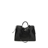 Dolce & Gabbana Black Calf Leather Bos Taurus Shoulder Bag