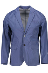Gant Blue Nylon Jackets And Coat