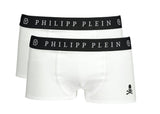 Philipp Plein White Cotton Boxers