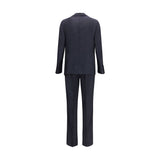 Lardini Blue Cotton Two-Piece Suit