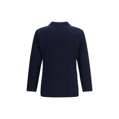 Lardini Blue Cotton Blazer