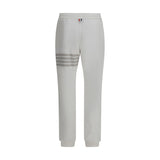 Thom Browne White Cotton Joggers (Workout Pants)