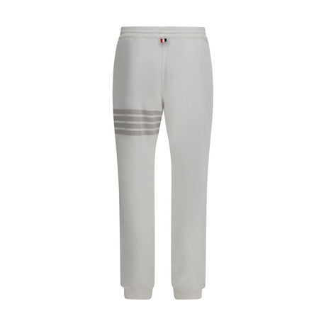 Thom Browne White Cotton Joggers (Workout Pants)