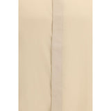 Lardini Beige Tencel Dress Shirt