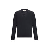 Golden Goose Black Fleece Wool Dress Shirt