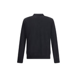 Golden Goose Black Fleece Wool Dress Shirt