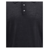 Golden Goose Black Fleece Wool Dress Shirt