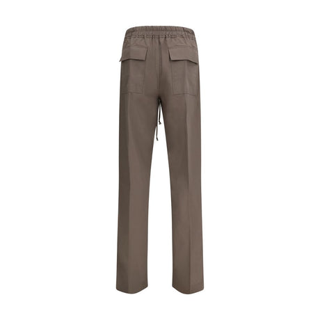 Rick Owens Brown Viscose Casual Pants