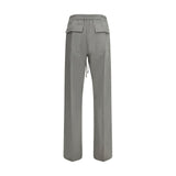 Rick Owens Gray Viscose Casual Pants