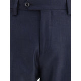 Lardini Blue Wool Two-Piece Suit