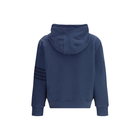 Thom Browne Blue Cotton Sweatshirt