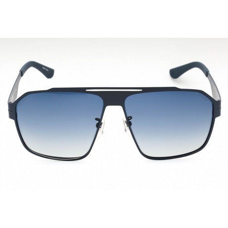 Police Blue Metal Sunglasses