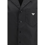 Prada Black Recycled Polyamide Shortsleeve Shirt