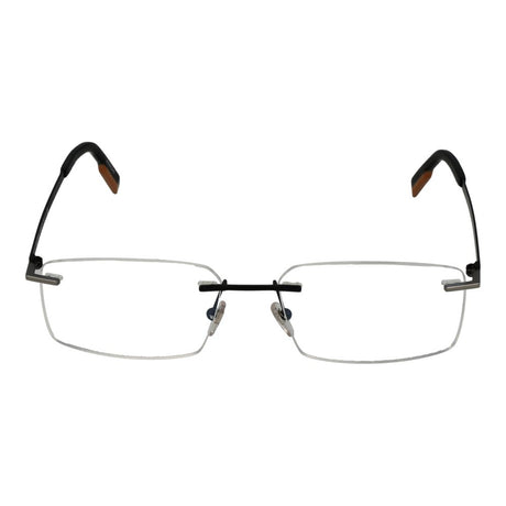 Ermenegildo Zegna Gray Metal Glasses (Frames)