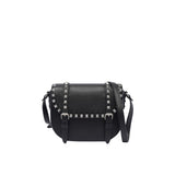 Valentino Garavani Black Leather Crossbody Bag