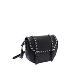 Valentino Garavani Black Leather Crossbody Bag