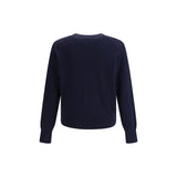 Ami Paris Blue Wool Sweatshirt