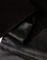 Dolce & Gabbana Black Silk Fringe Neck Wrap Foulard 139.5cm x 15.5cm Scarf