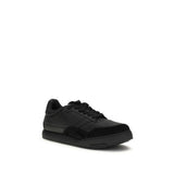 Givenchy Black Calf Leather Bos Taurus Low Top Sneakers
