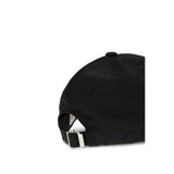 Ami Paris Black Polyester Cap (Baseball Hat)