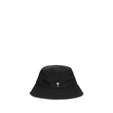 Ami Paris Black Polyester Bucket Hat