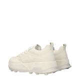 Jil Sander Beige Leather Chunky Sneakers