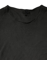 Dolce & Gabbana Sweater Black Cotton Crewneck Sweatshirt