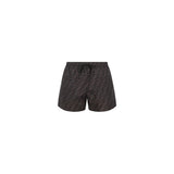 Fendi Gray Polyester Swim Shorts