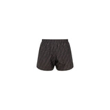 Fendi Gray Polyester Swim Shorts