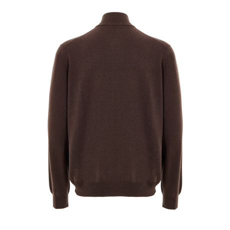 Gran Sasso Brown Wool Cardigan