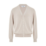 Gran Sasso Beige Cotton Cardigan