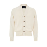 Gran Sasso White Cotton Cardigan